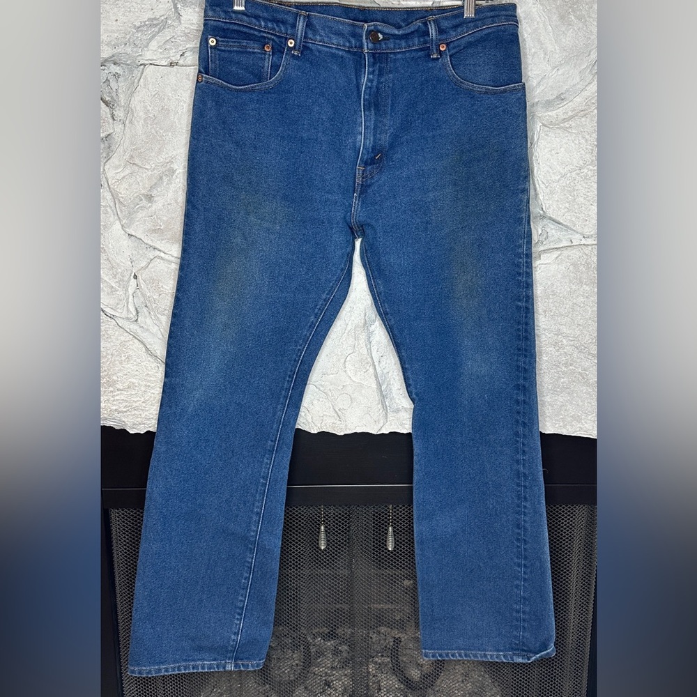 Levi’s | Men’s 517 Blue Denim Bootcut 5 Pocket Classic Jeans, Size W38 x L34